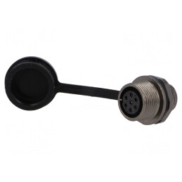 Soclu ST12 Mamă IP67 5A 125V pentru Lipire | Electronic-mag.ro | Componente Electronice