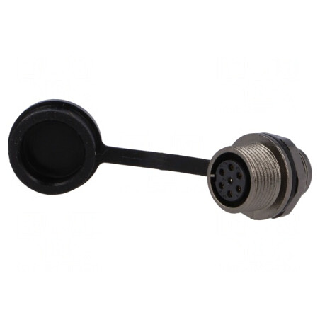 Soclu ST12 Mamă IP67 5A 125V pentru Lipire | Electronic-mag.ro | Componente Electronice