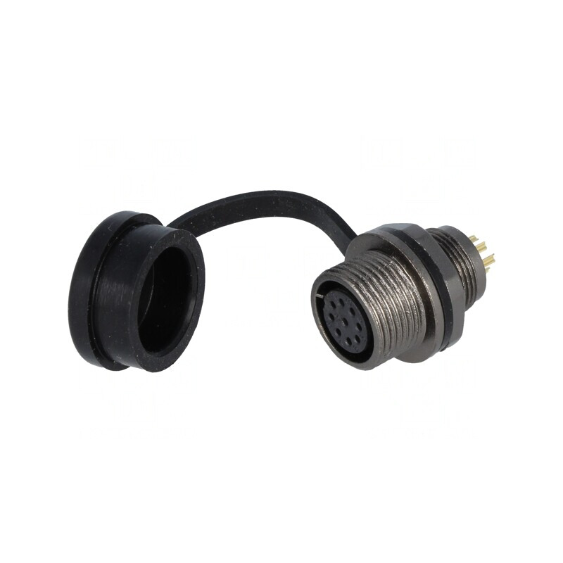 Soclu ST12 mamă 9 pini IP67 3A 125V | Electronic-mag.ro | Componente Electronice