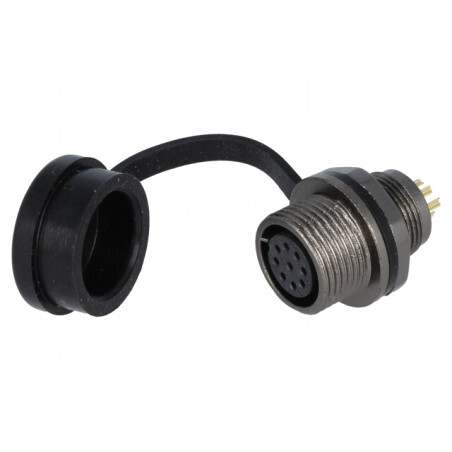 Soclu ST12 mamă 9 pini IP67 3A 125V | Electronic-mag.ro | Componente Electronice
