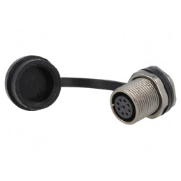 Soclu ST12 mamă 9 pini IP67 3A 125V | Electronic-mag.ro | Componente Electronice