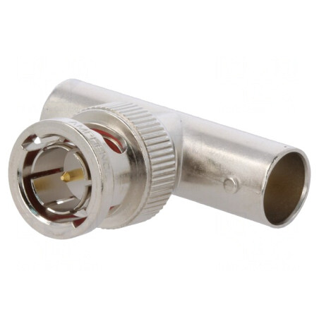 Adaptor T BNC Soclu x2 Mufă 75Ω Aurit | Electronic-mag.ro | Componente Electronice