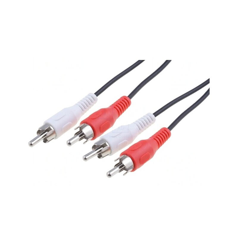 Cablu RCA 2x Mufă 20m Nichelat | Electronic-mag.ro | Componente Electronice Cablu RCA 2x Mufă 20m Nichelat | Electronic-mag.ro | Componente Electronice