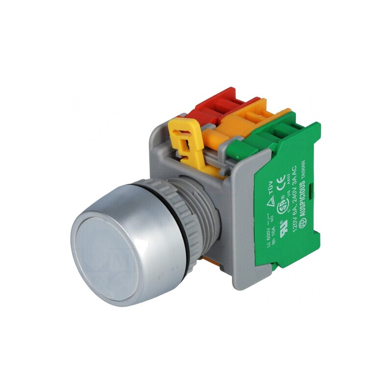 Comutator Buton Apăsare 22mm 1NC 1NO | Electronic-mag.ro | Componente Electronice Comutator Buton Apăsare 22mm 1NC 1NO | Electronic-mag.ro | Componente Electronice