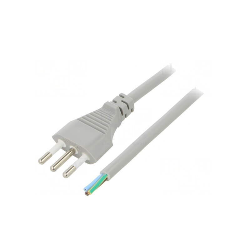 Cablu Electric PVC Gri 3m 3x1mm2 10A 250V | Electronic-mag.ro | Componente Electronice