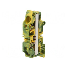 Conector Îmbinare Șine 0,5-16mm2 Galben-Verde 2 Borne | Electronic-mag.ro | Componente Electronice