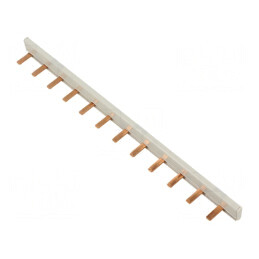 Bară colectoare 10mm2 63A 12 module 214mm | Electronic-mag.ro | Componente Electronice