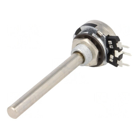 Potentiometru axial 2,5kΩ 200mW THT 6mm metalic | Electronic-mag.ro | Componente Electronice