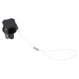 Capac Protecție Conectori Mamă Negru | Electronic-mag.ro | Componente Electronice