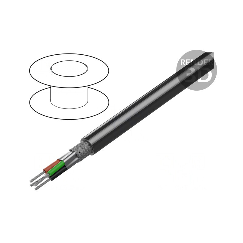 Cablu RS232/RS423 4x24AWG 305m PVC Crom | Electronic-mag.ro | Componente Electronice