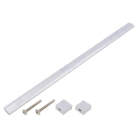 Manetă Aluminiu Naturală 30,5mm x 307mm x 15,5mm | Electronic-mag.ro | Componente Electronice