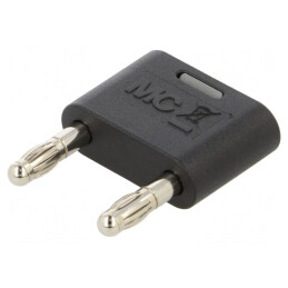 Conector Banană 4mm Negru Izolat | Electronic-mag.ro | Componente Electronice