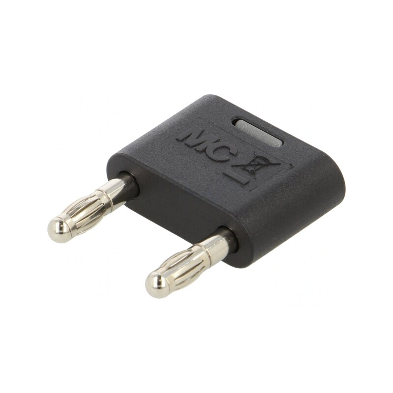 Conector Banană 4mm Negru Izolat | Electronic-mag.ro | Componente Electronice