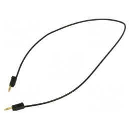 Cablu de măsurare neizolat 60VDC 30VAC 10A 450mm negru | Electronic-mag.ro | Componente Electronice