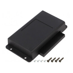 Carcasă Universală Neagră ABS 78x133x23 mm | Electronic-mag.ro | Componente Electronice