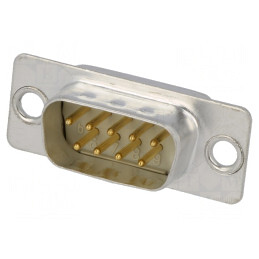 D-Sub 9-Pin Mufă Tată pentru Lipire | Electronic-mag.ro | Componente Electronice