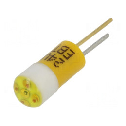 Lampă LED BI-PIN Galbenă 24VDC 2 Pin | Electronic-mag.ro | Componente Electronice