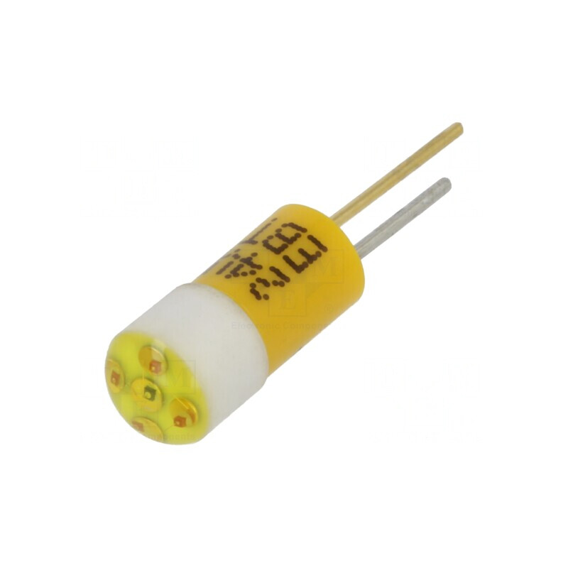 Lampă LED BI-PIN Galbenă 24VDC 2 Pin | Electronic-mag.ro | Componente Electronice