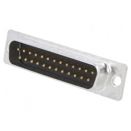 25-Pin Solder Cup Connector, Gold Flash | Electronic-mag.ro | Componente Electronice