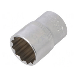 Tubulară 12-puncte 1/2 21mm Oțel Crom-Vanadium | Electronic-mag.ro | Componente Electronice