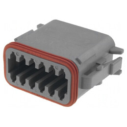 Conector DT 12-PIN Gri IP68 Mamă-Cablu | Electronic-mag.ro | Componente Electronice