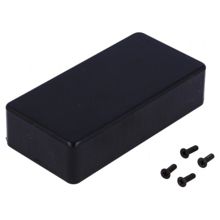Carcasă Universală Neagră ABS 50x100x25mm | Electronic-mag.ro | Componente Electronice