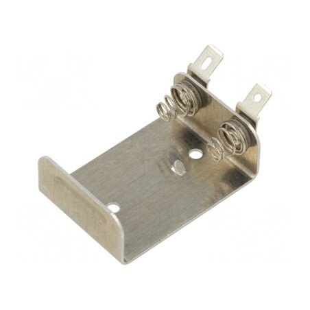 Suport Baterie CR-P2 DL223A cu Urechi de Lipire | Electronic-mag.ro | Componente Electronice