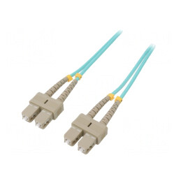 Patch Cord Fibră OM4 SC/UPC 1m LSZH | Electronic-mag.ro | Componente Electronice