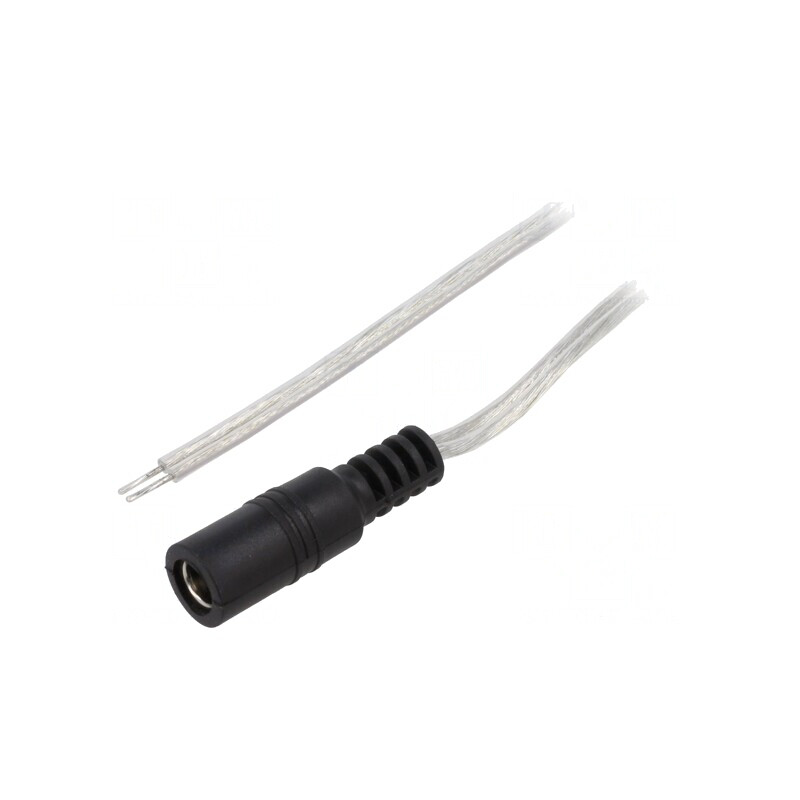 Cablu DC 5,5/2,1 Transparent 3m | Electronic-mag.ro | Componente Electronice