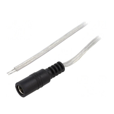 Cablu DC 5,5/2,1 Transparent 3m | Electronic-mag.ro | Componente Electronice