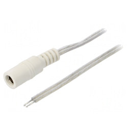 Cablu Alimentare 3m 2x0,5mm2 cu Soclu DC 5,5/2,1 | Electronic-mag.ro | Componente Electronice