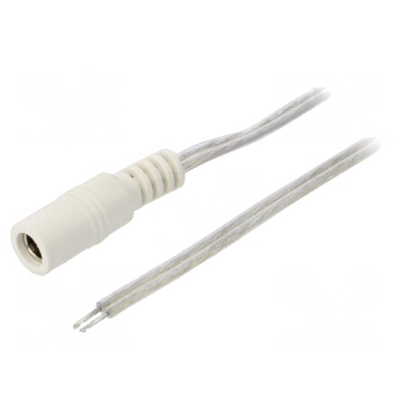 Cablu Alimentare 3m 2x0,5mm2 cu Soclu DC 5,5/2,1 | Electronic-mag.ro | Componente Electronice