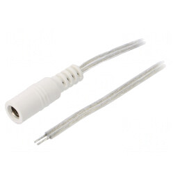 Cablu DC Transparent 5,5/2,5 3m | Electronic-mag.ro | Componente Electronice