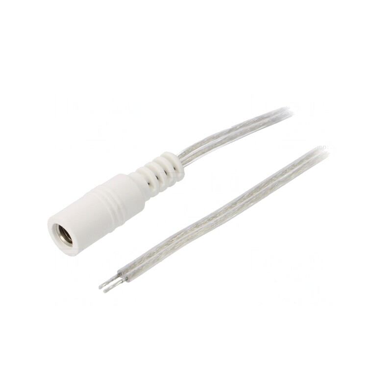Cablu DC Transparent 5,5/2,5 3m | Electronic-mag.ro | Componente Electronice