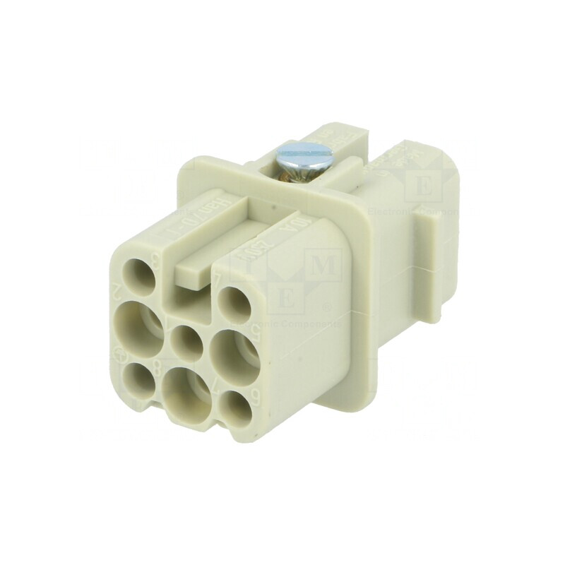Conector HDC Inserturi Contact Mamă 8+7 PE Han D | Electronic-mag.ro | Componente Electronice