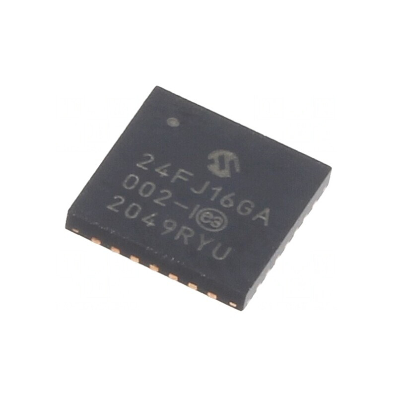 Microcontroler PIC24 16kB 32MHz 2-3.6V SMD QFN28 | Electronic-mag.ro | Componente Electronice