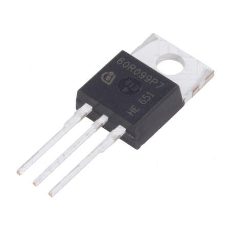 Tranzistor N-MOSFET 600V 20A 117W PG-TO220-3 | Electronic-mag.ro | Componente Electronice