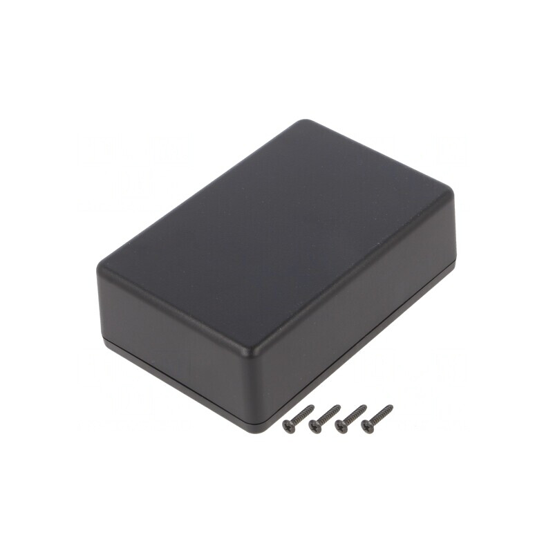 Carcasă Universală Neagră ABS IP40 70x105x35mm | Electronic-mag.ro | Componente Electronice