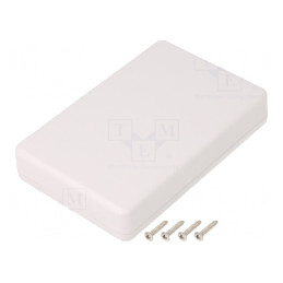 Carcasă Universală ABS Albă IP40 70x20x105mm | Electronic-mag.ro | Componente Electronice