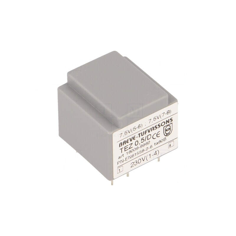 Transformator încapsulat 0,5VA 230VAC PCB | Electronic-mag.ro | Componente Electronice