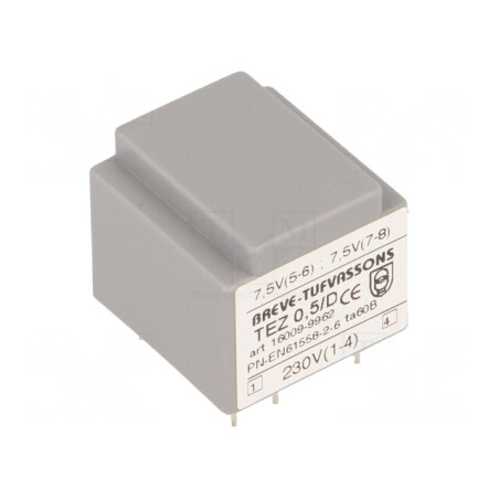 Transformator încapsulat 0,5VA 230VAC PCB | Electronic-mag.ro | Componente Electronice