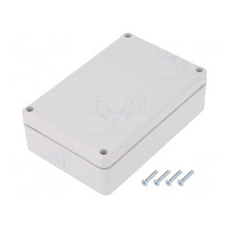 Carcasă Universală cu Bucşă din Alamă 80x120x36mm | Electronic-mag.ro | Componente Electronice