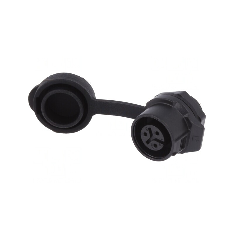 Conector Circular Mamă 3-PIN Aurit 5A 12mm | Electronic-mag.ro | Componente Electronice