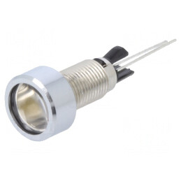 Lampă LED Galbenă Ø8mm pentru PCB | Electronic-mag.ro | Componente Electronice