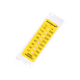 Indicator de temperatură; °C,°F; 15x45mm; CelsiStrip