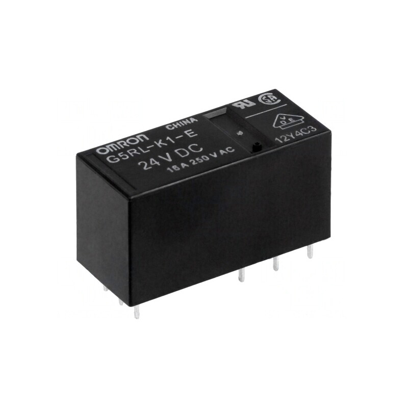 Releu electromagnetic SPDT 24VDC 16A | Electronic-mag.ro | Componente Electronice