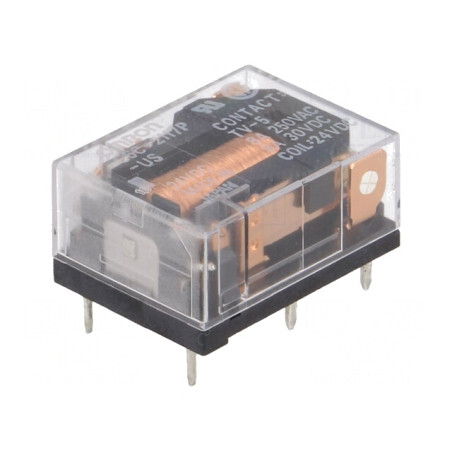 Releu Electromagnetic SPST-NO/SPST-NC 24VDC | Electronic-mag.ro | Componente Electronice