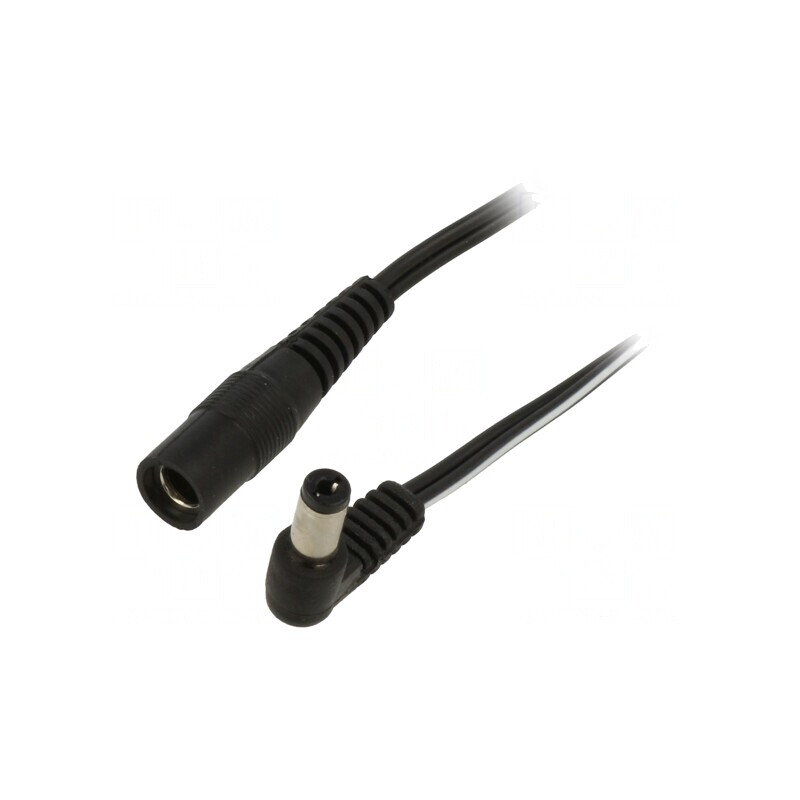 Cablu Alimentare DC 5,5/2,1 mm în Unghi | Electronic-mag.ro | Componente Electronice