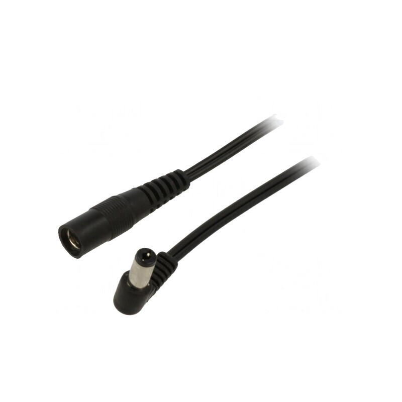 Cablu DC 5,5/2,5 mm Mufă-Soclu în Unghi 2x0,5mm² | Electronic-mag.ro | Componente Electronice Cablu DC 5,5/2,5 mm Mufă-Soclu în Unghi 2x0,5mm² | Electronic-mag.ro | Componente Electronice