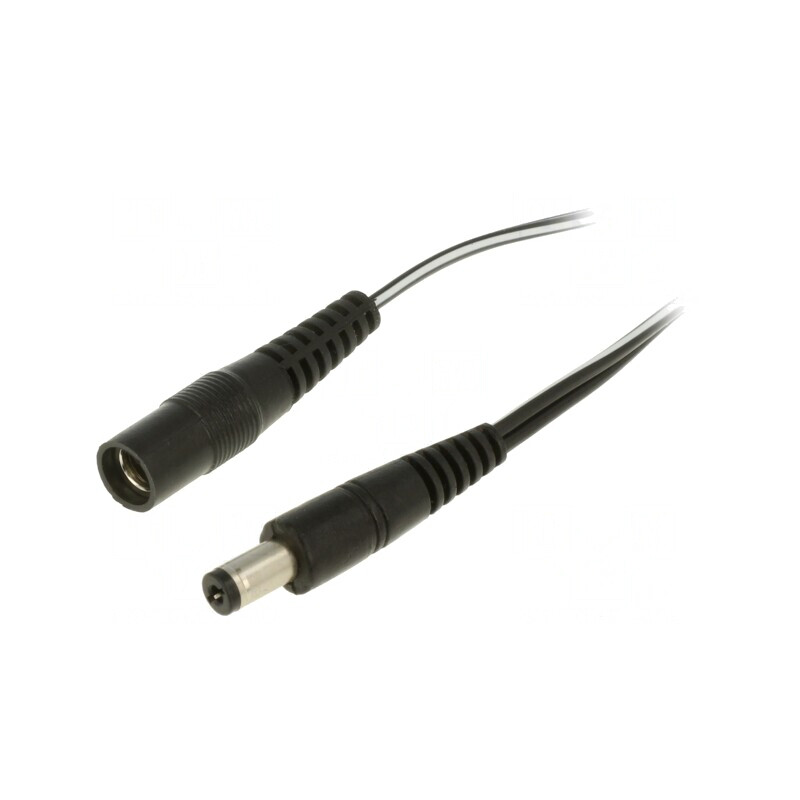 Cablu Alimentare DC 5,5/2,1 Negru 2x0,5mm2 | Electronic-mag.ro | Componente Electronice Cablu Alimentare DC 5,5/2,1 Negru 2x0,5mm2 | Electronic-mag.ro | Componente Electronice